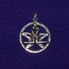 Handfast Pentacle Silver Pendant